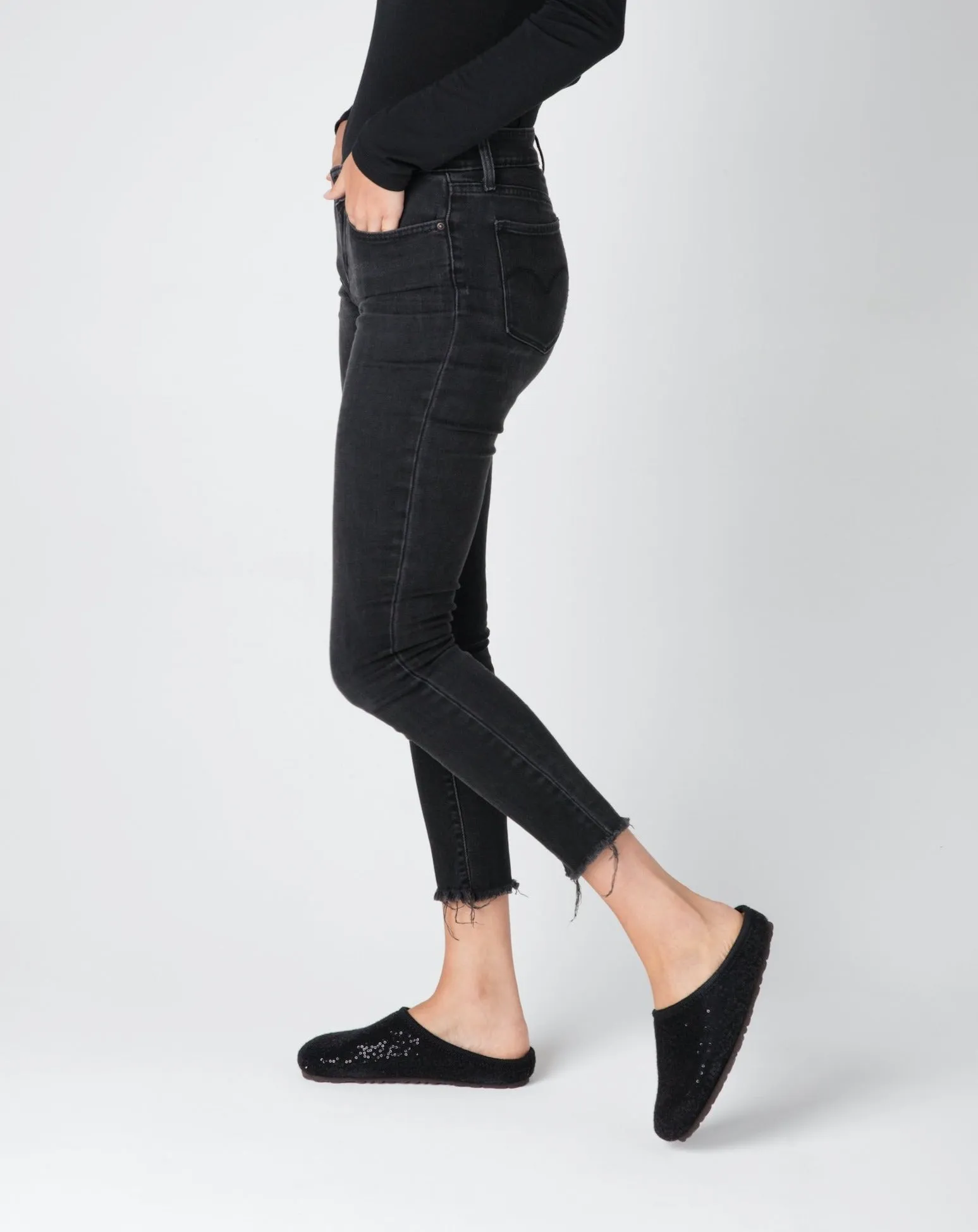Women's Nebraska Shine Clogs Black