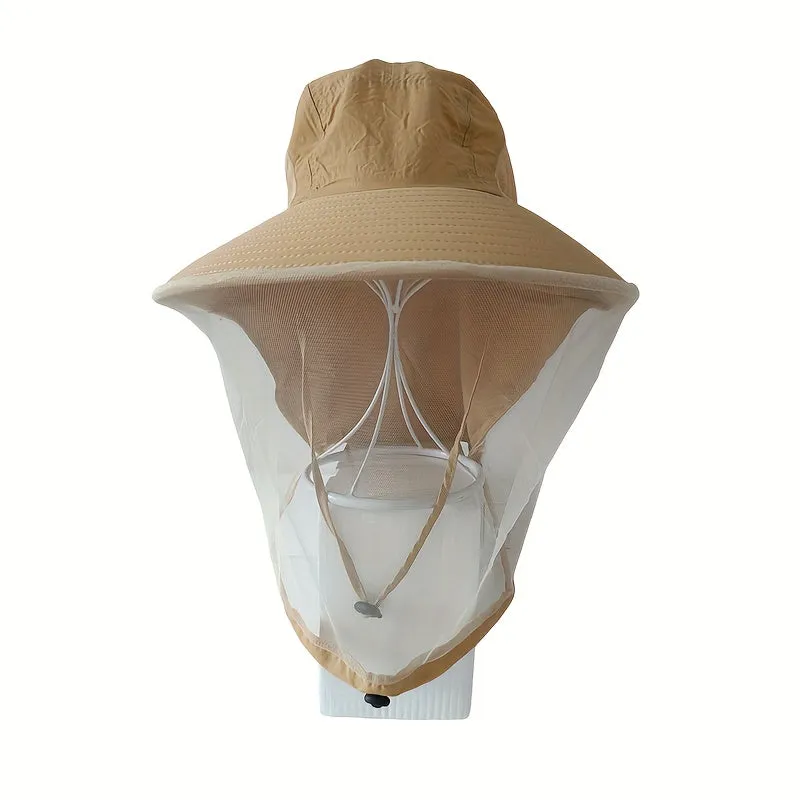 Women's Summer Bucket Hat with Net Mesh – Anti-Mosquito & Breathable Design