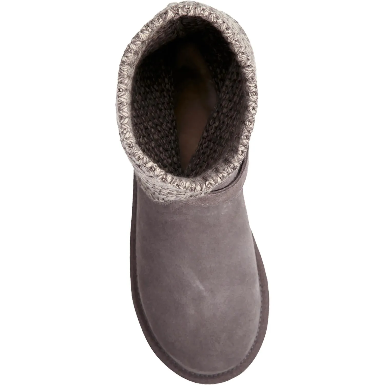 Women's UGG Purl Strap Boot Charcoal Suede