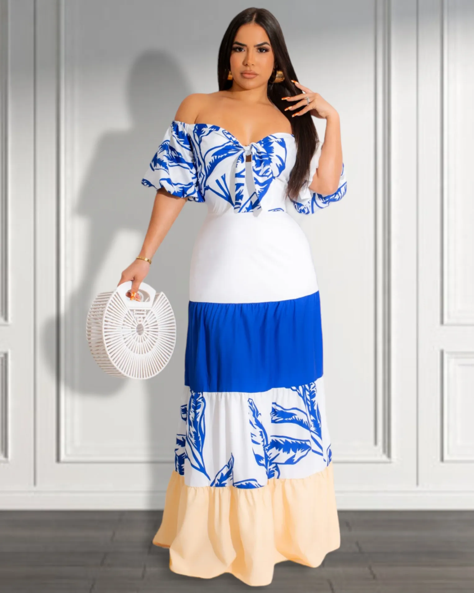 World Is Mine Floral Maxi Dress