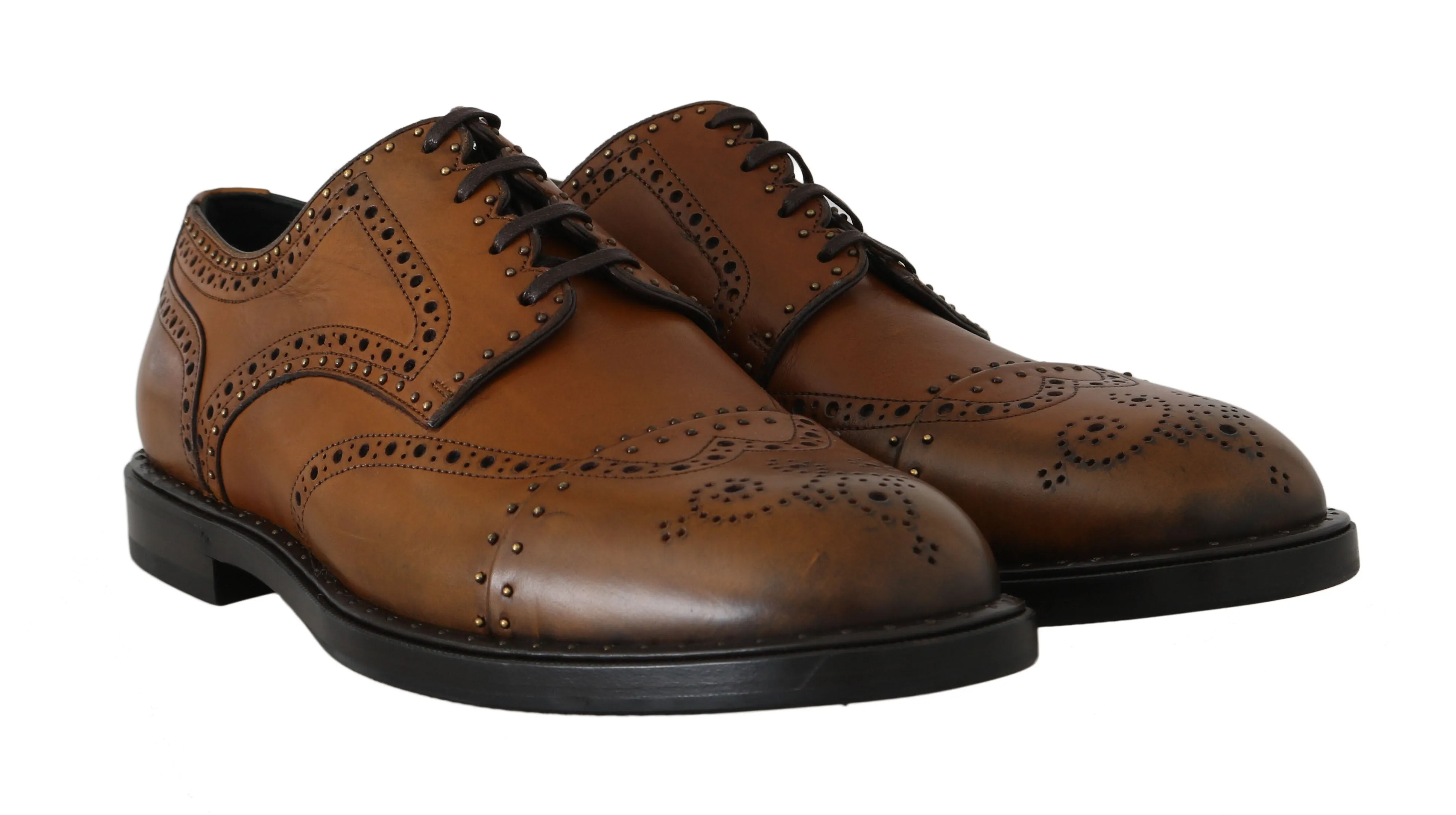 Yellow Leather Derby Wingtip Oxford