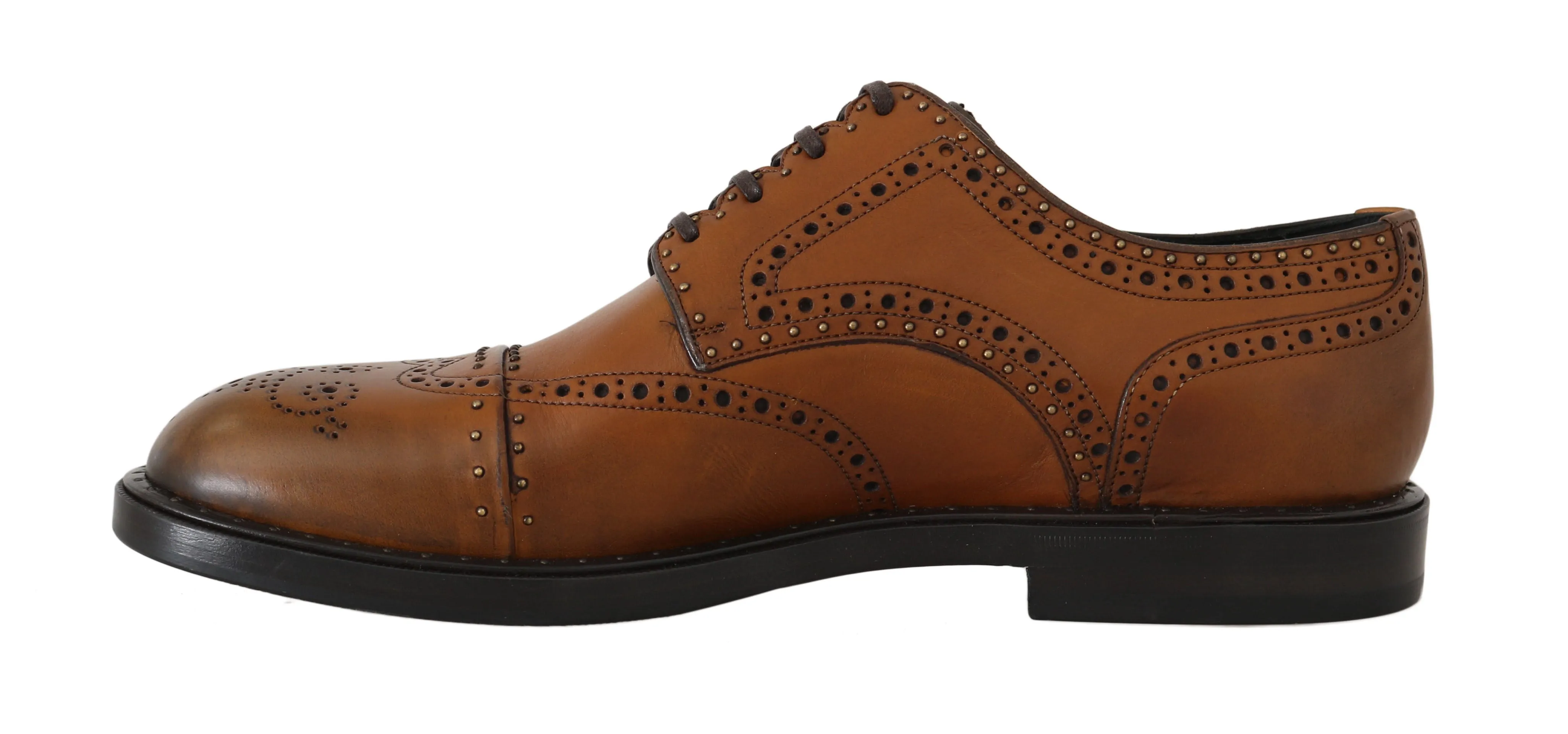 Yellow Leather Derby Wingtip Oxford