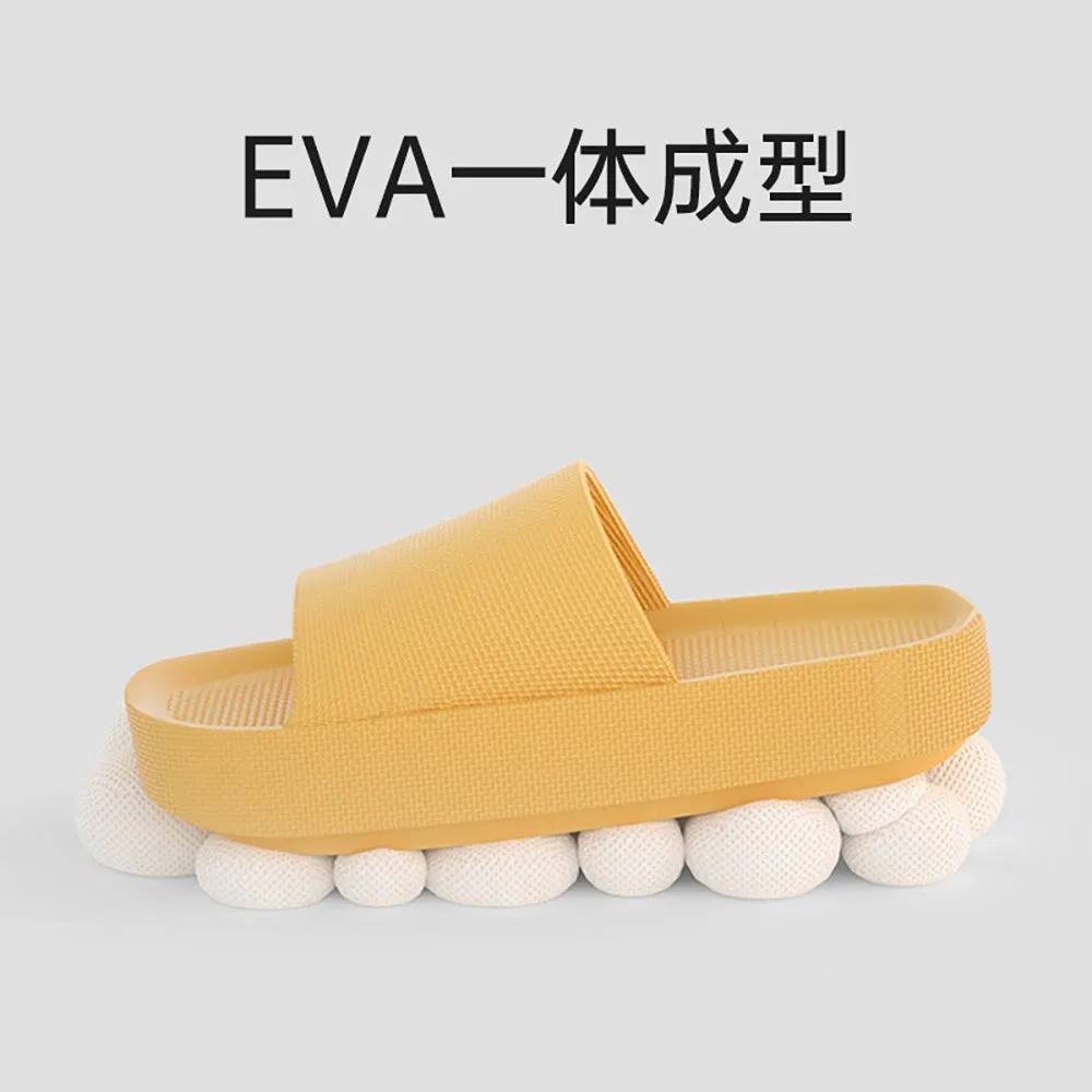 YouDiao Ultra Soft Thick-Soled EVA Slippers Black Size 44-45