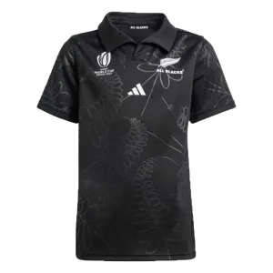 Youth All Blacks RWC 23 Home Supporter Jersey by adidas