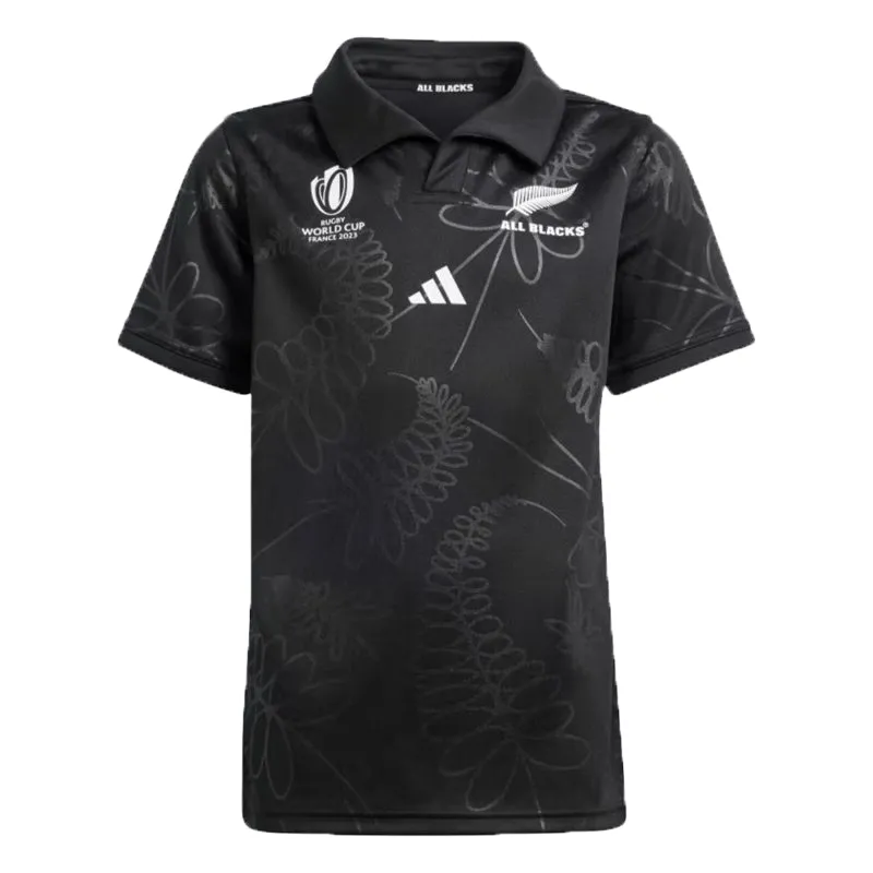 Youth All Blacks RWC 23 Home Supporter Jersey by adidas