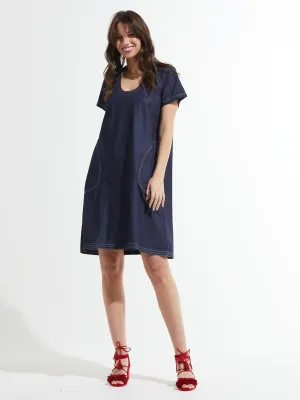Zaket & Plover Denim Dress, Style #ZP7463U