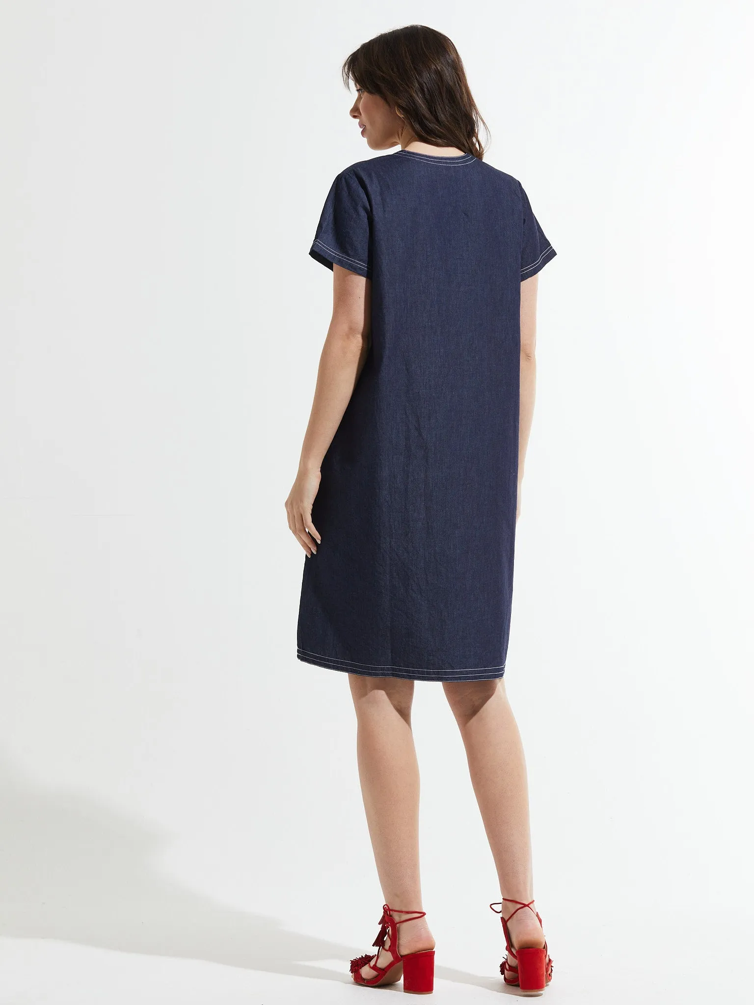 Zaket & Plover Denim Dress, Style #ZP7463U