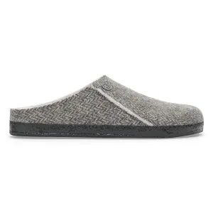 Zermatt Shearling Wool Felt - Herringbone Gray - Narrow Fit