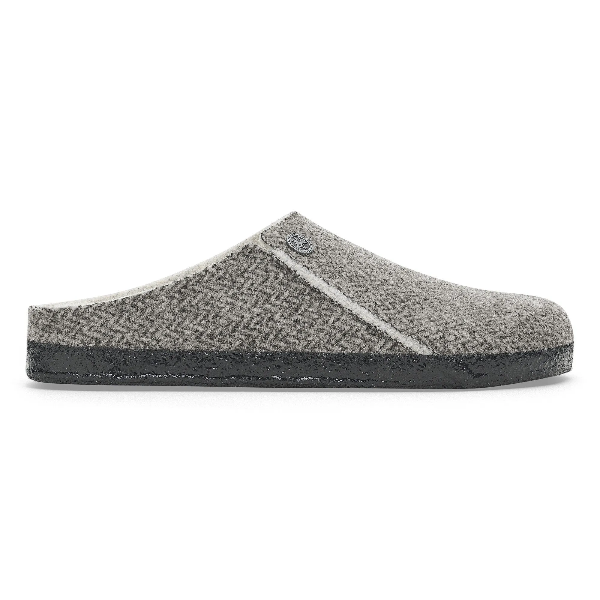 Zermatt Shearling Wool Felt - Herringbone Gray - Narrow Fit